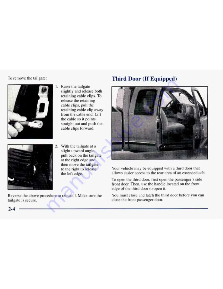 Chevrolet 1998 C/K Full-Size Pickup Owner'S Manual Download Page 88