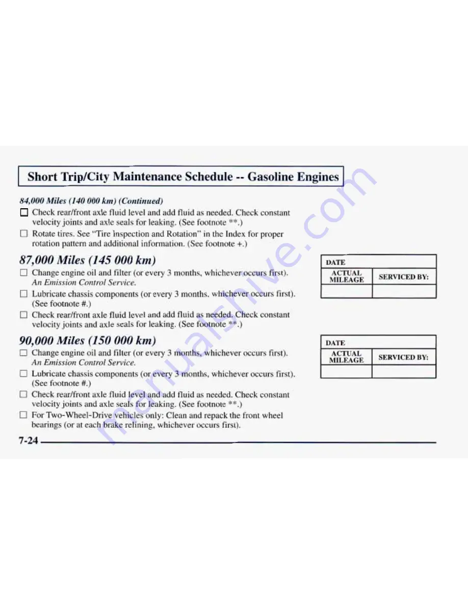 Chevrolet 1998 C/K Full-Size Pickup Owner'S Manual Download Page 394