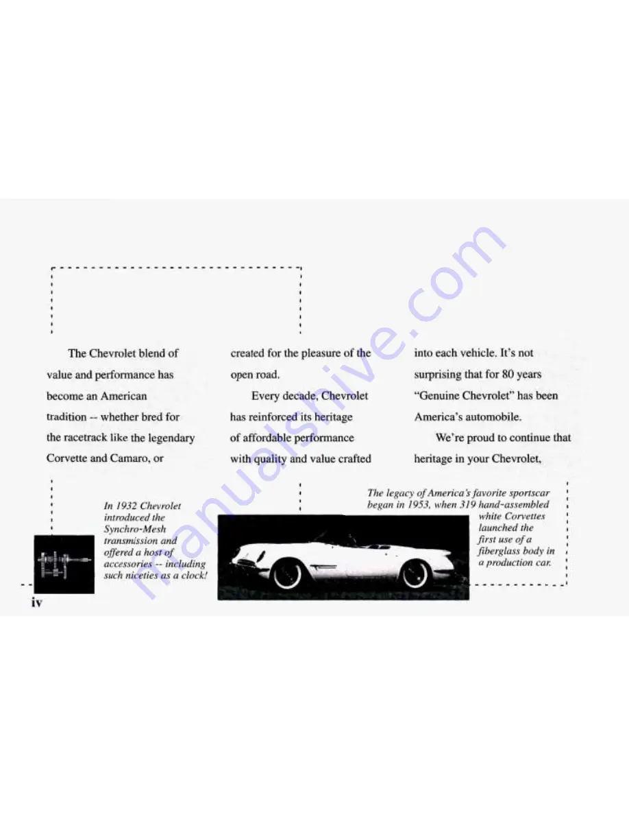 Chevrolet 1998 Camaro Owner'S Manual Download Page 16