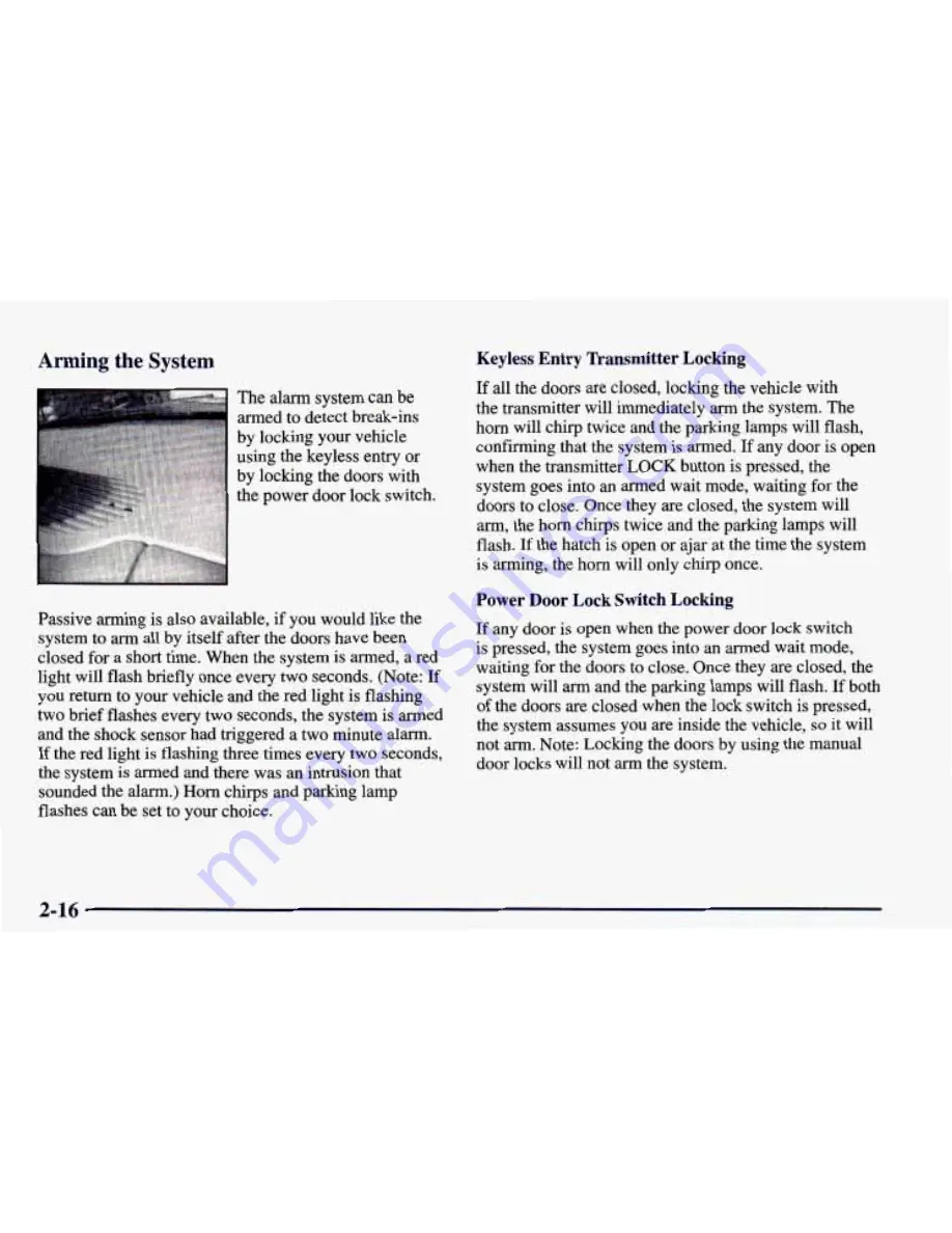 Chevrolet 1998 Camaro Owner'S Manual Download Page 84