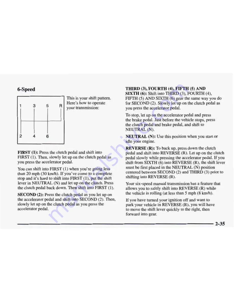 Chevrolet 1998 Camaro Owner'S Manual Download Page 103