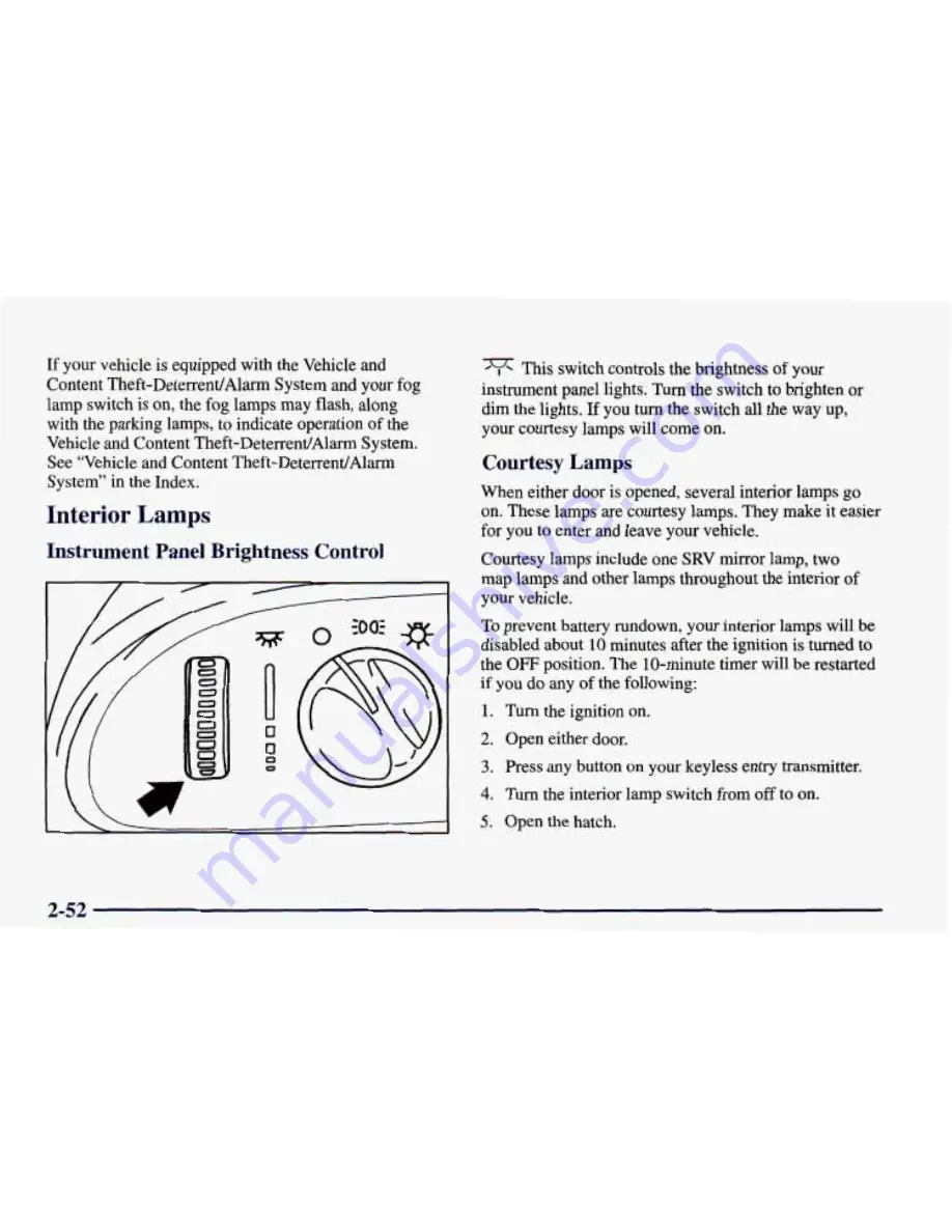 Chevrolet 1998 Camaro Owner'S Manual Download Page 120