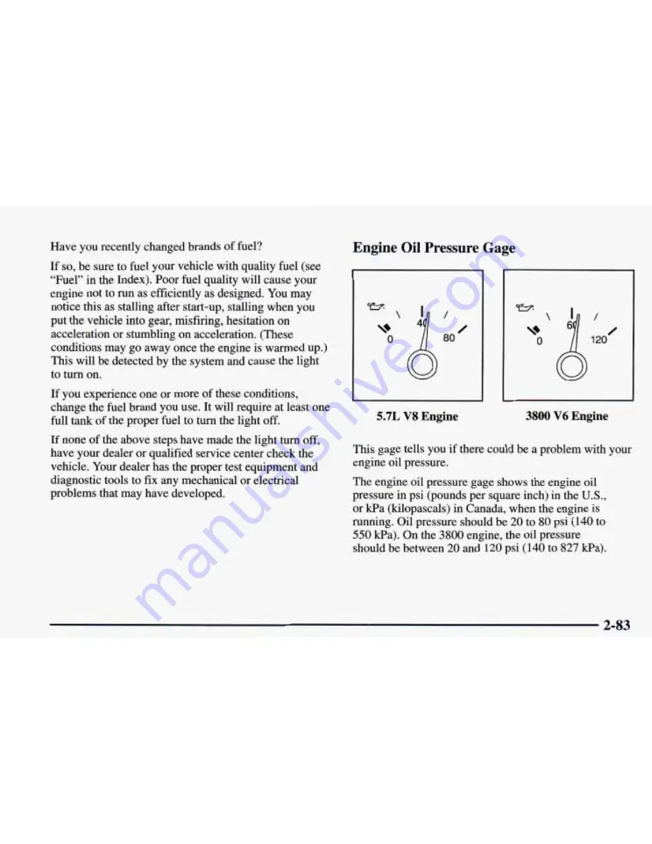 Chevrolet 1998 Camaro Owner'S Manual Download Page 151