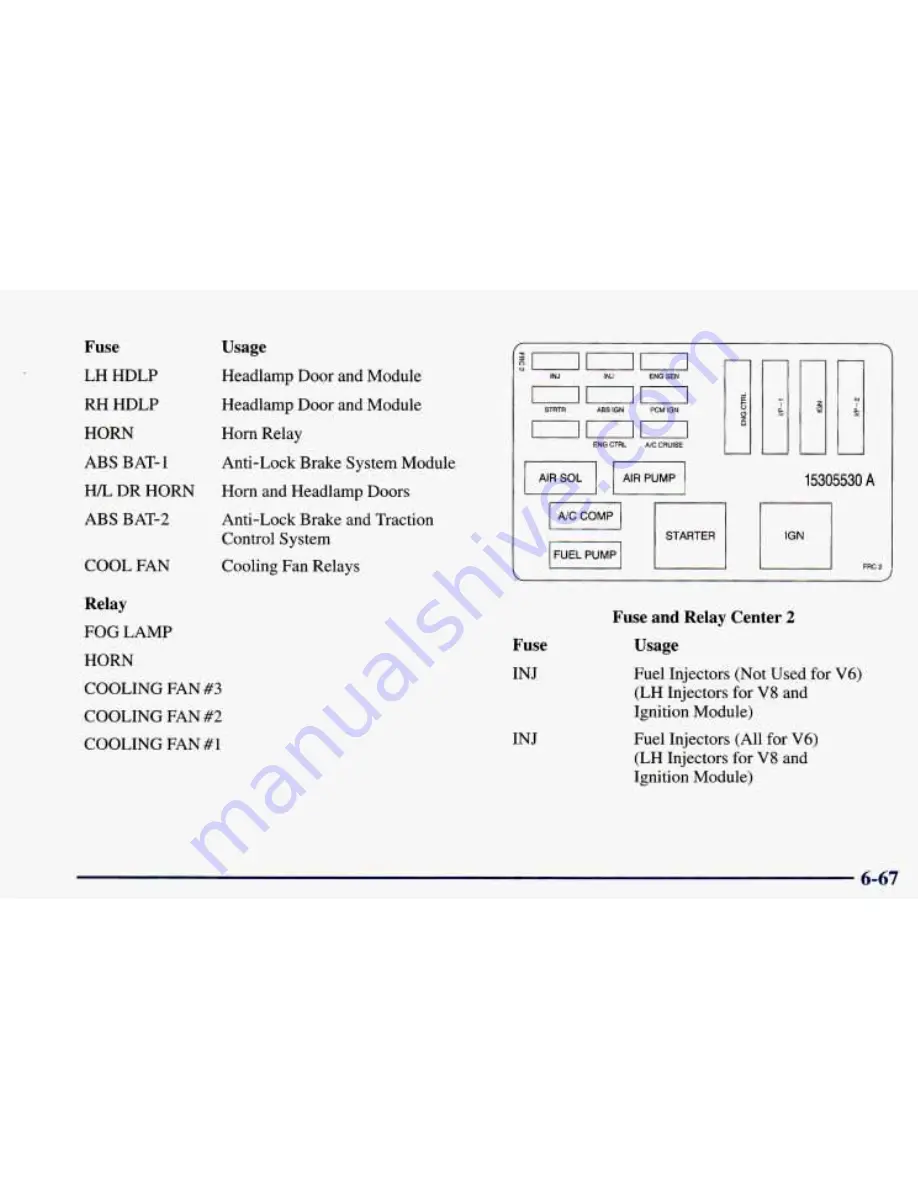 Chevrolet 1998 Camaro Owner'S Manual Download Page 325