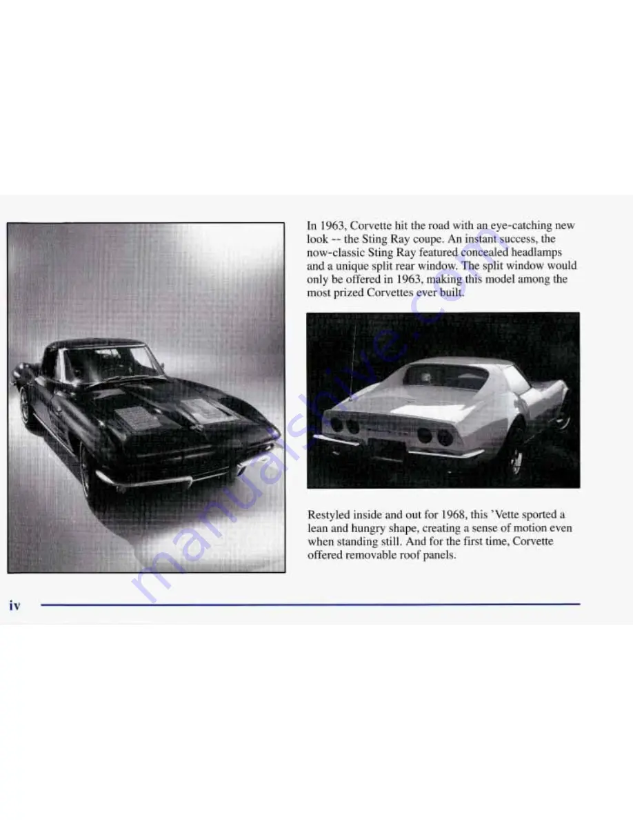 Chevrolet 1998 Corvette Owner'S Manual Download Page 9