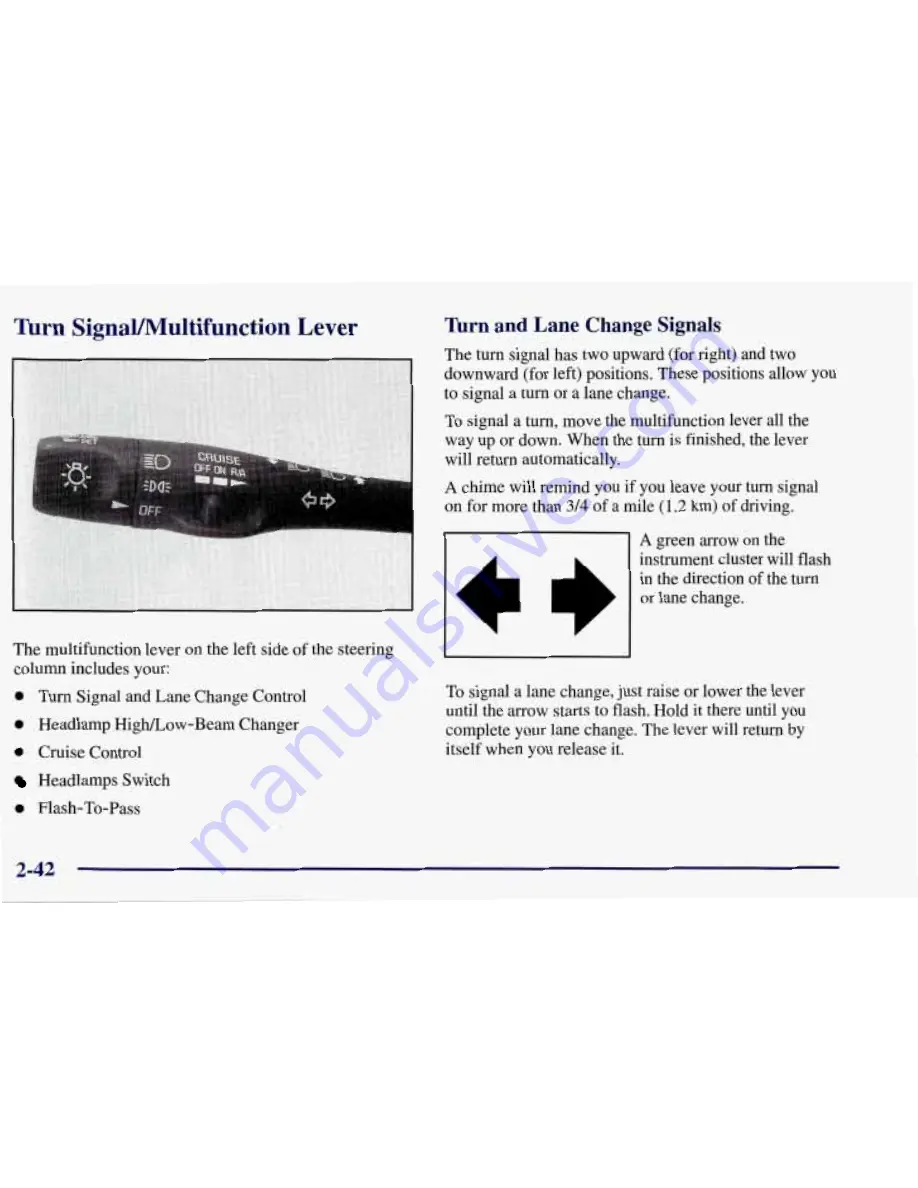 Chevrolet 1998 Corvette Owner'S Manual Download Page 95