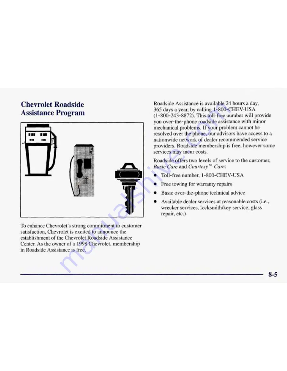 Chevrolet 1998 Corvette Owner'S Manual Download Page 346