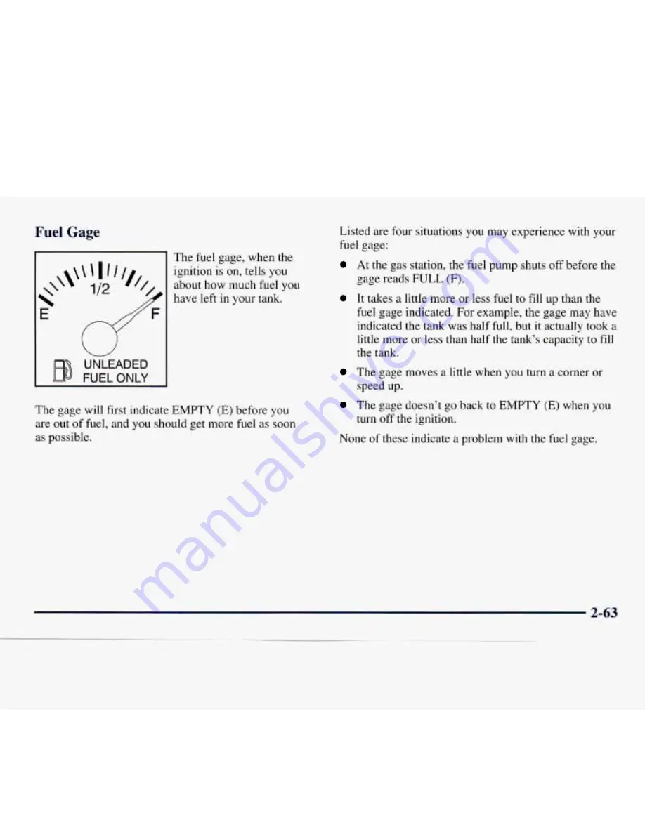 Chevrolet 1998 Express Owner'S Manual Download Page 134