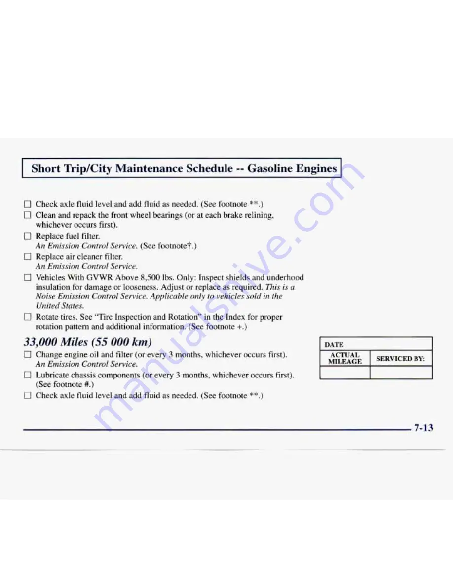 Chevrolet 1998 Express Owner'S Manual Download Page 324