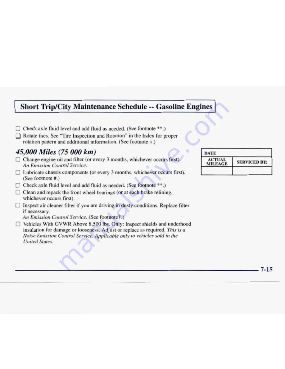 Chevrolet 1998 Express Owner'S Manual Download Page 326