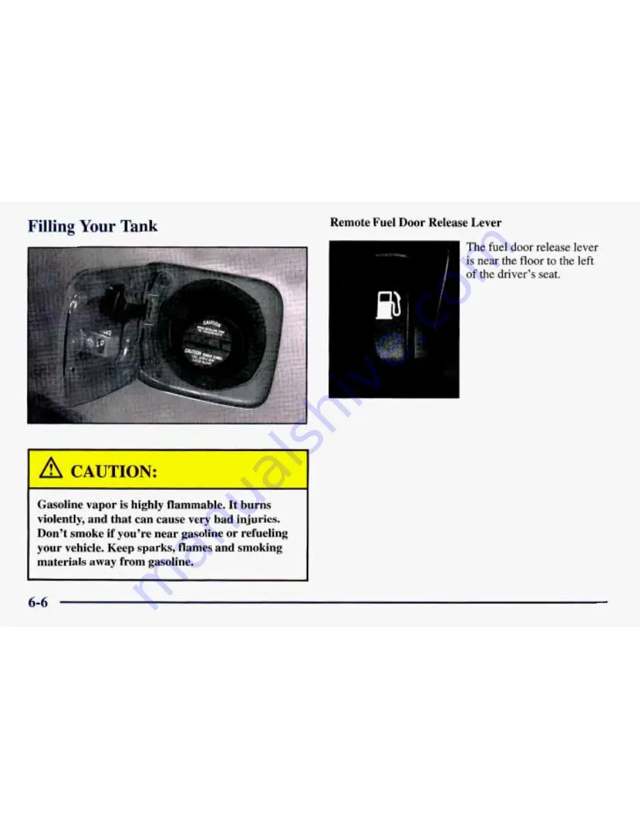 Chevrolet 1998 Prizm Owner'S Manual Download Page 232