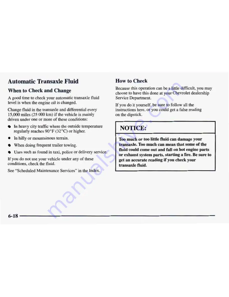 Chevrolet 1998 Prizm Owner'S Manual Download Page 244