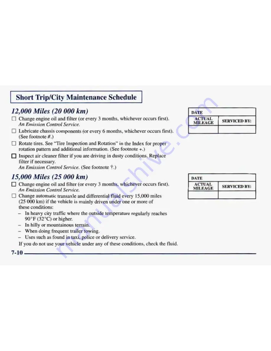 Chevrolet 1998 Prizm Owner'S Manual Download Page 296