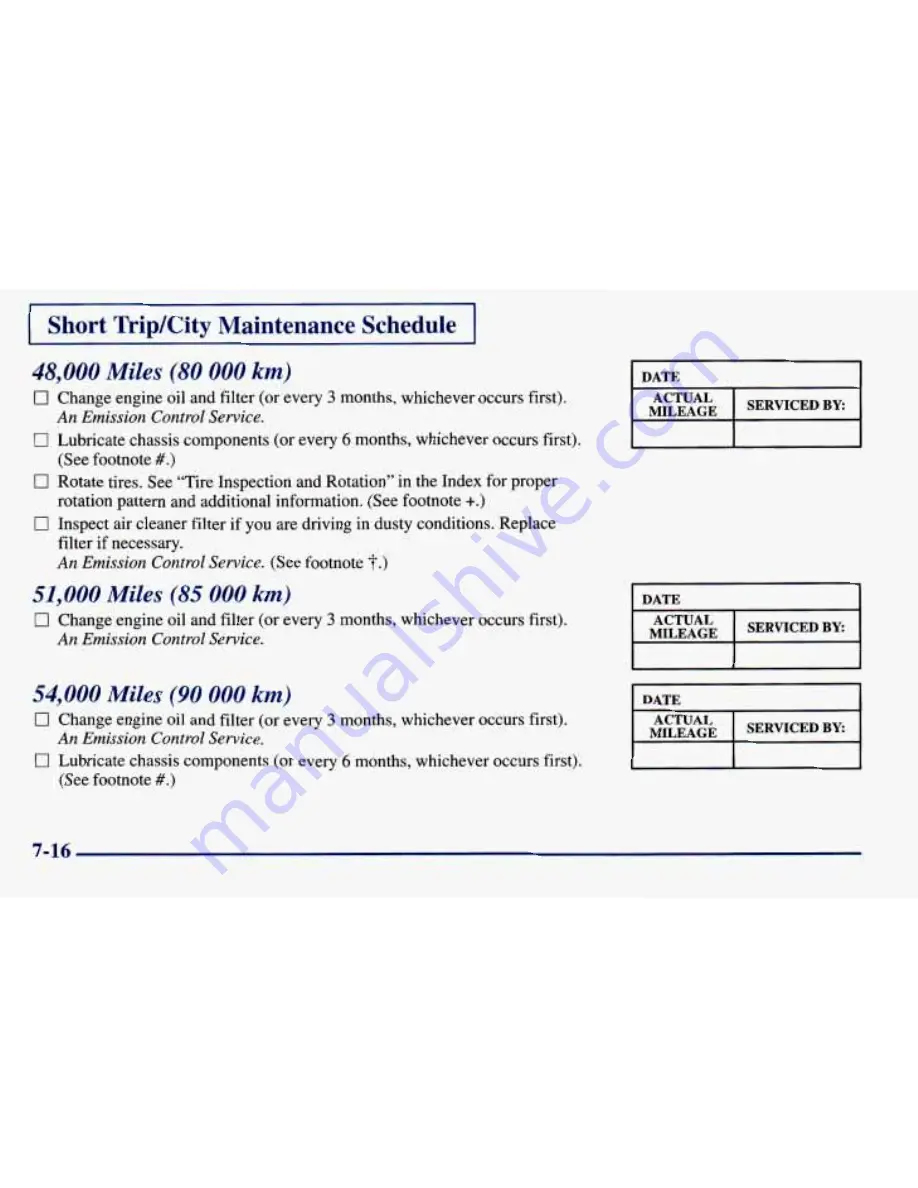 Chevrolet 1998 Prizm Owner'S Manual Download Page 302