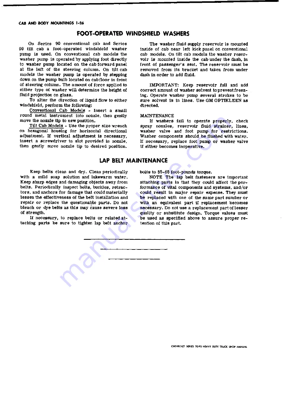 Chevrolet 70 Series 1970 Service Manual Download Page 57