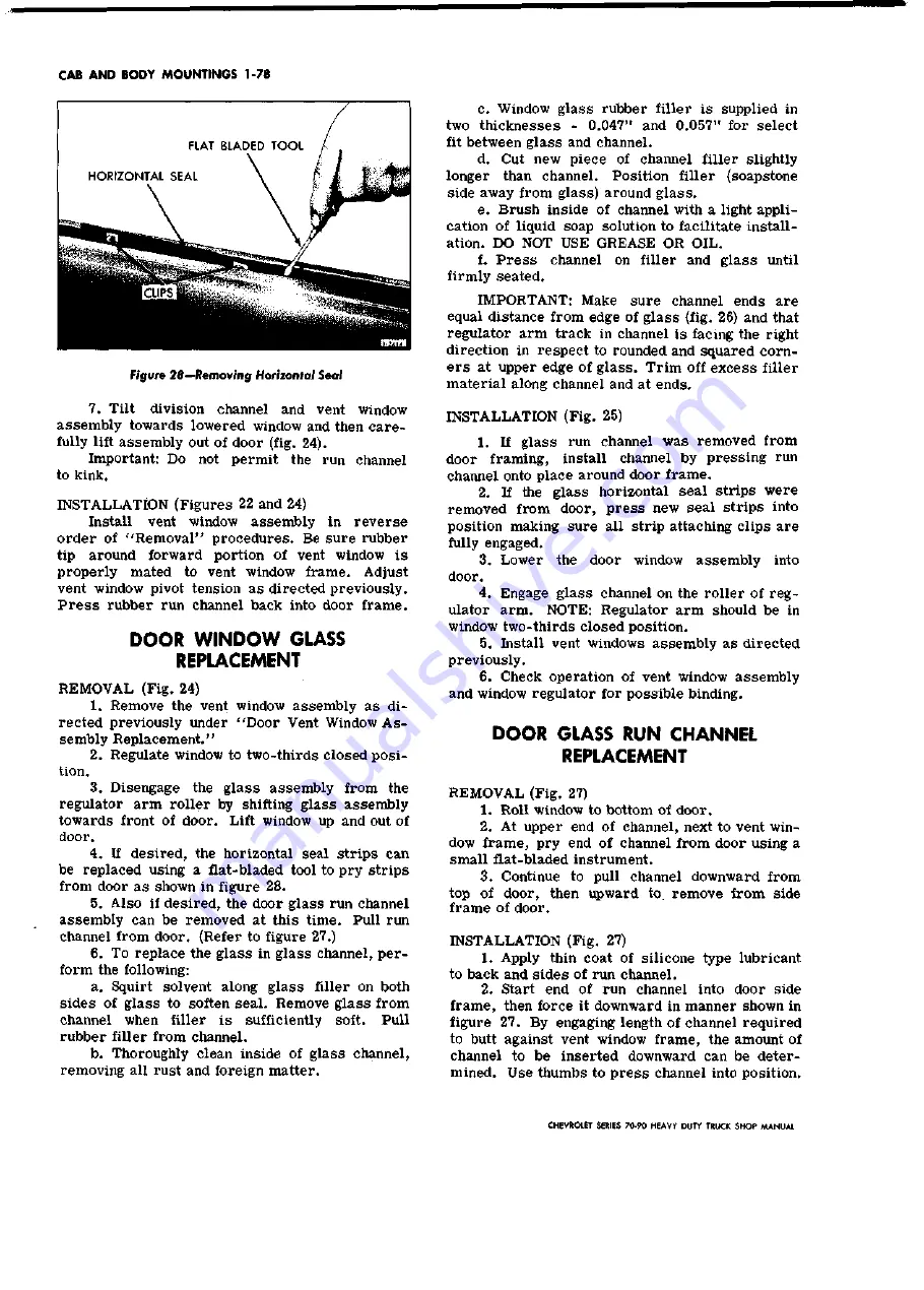 Chevrolet 70 Series 1970 Service Manual Download Page 109