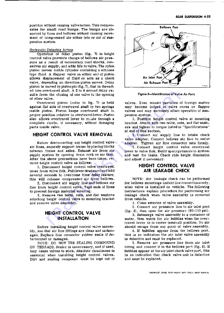 Chevrolet 70 Series 1970 Service Manual Download Page 268