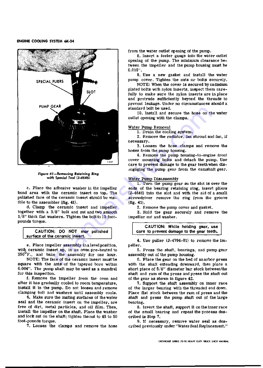 Chevrolet 70 Series 1970 Service Manual Download Page 491