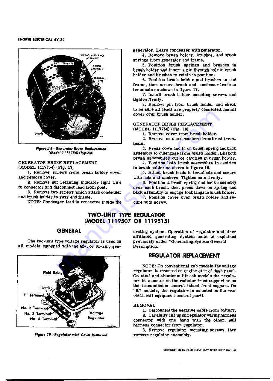 Chevrolet 70 Series 1970 Service Manual Download Page 575