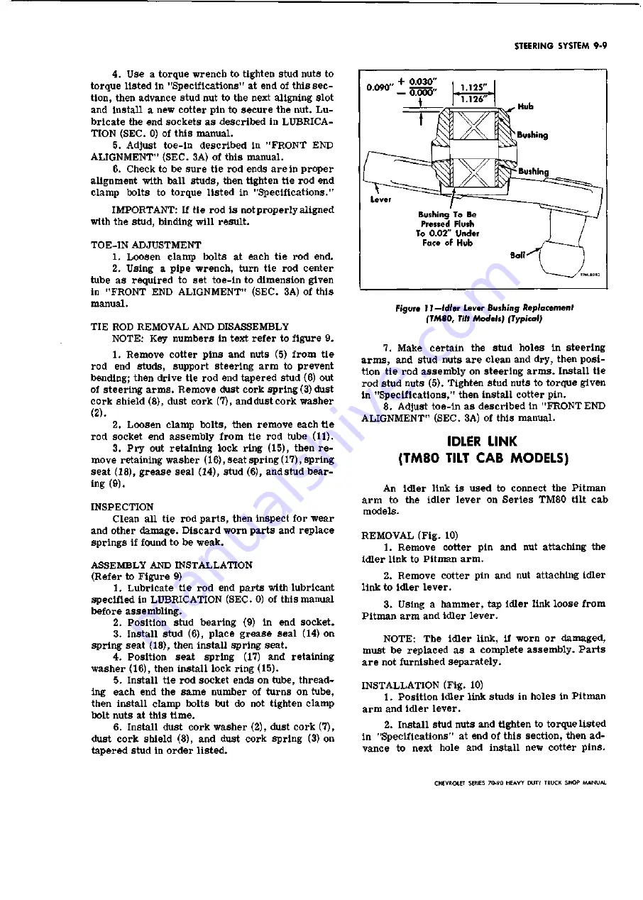 Chevrolet 70 Series 1970 Service Manual Download Page 688