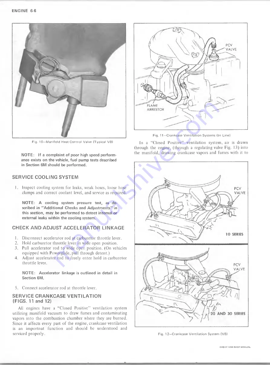 Chevrolet BEAUVILLE SPORTVAN G10 SERIES Service Manual Download Page 135