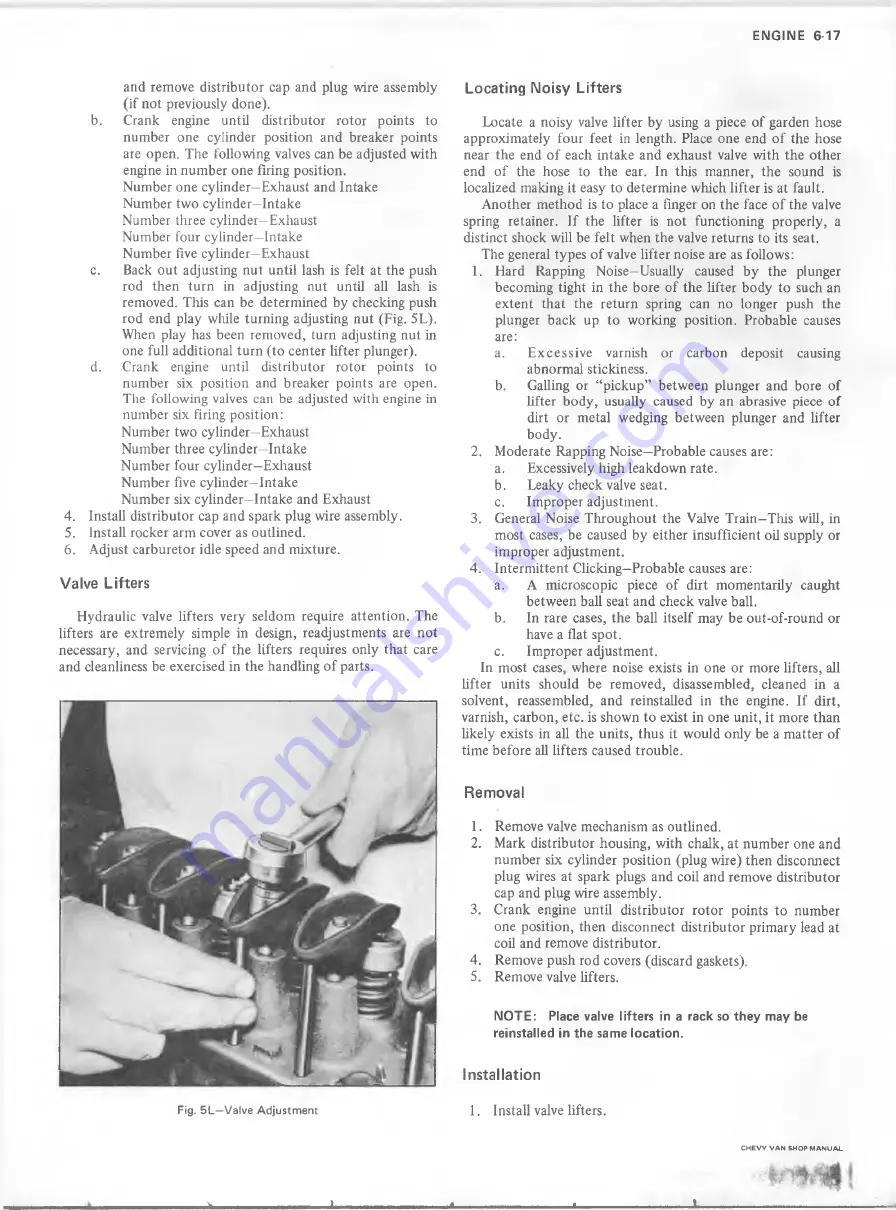 Chevrolet BEAUVILLE SPORTVAN G10 SERIES Service Manual Download Page 146