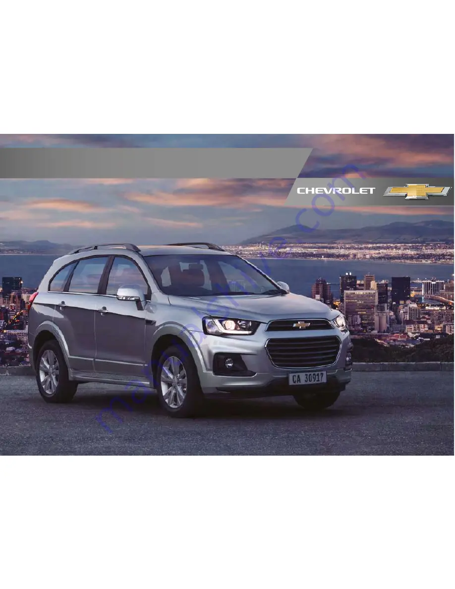 Chevrolet Captiva 2007 Owner'S Handbook Manual Download Page 1