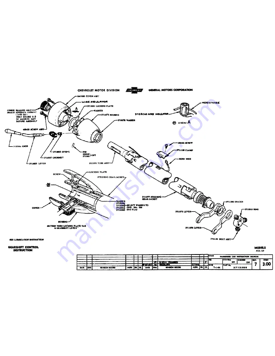 Chevrolet CHEVY-1955 - ASSEMBLY Assembly Manual Download Page 85