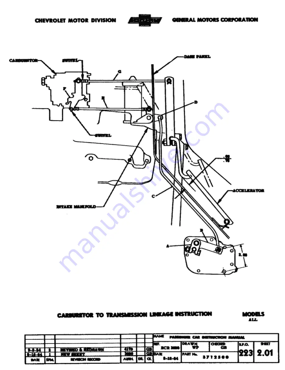 Chevrolet CHEVY-1955 - ASSEMBLY Assembly Manual Download Page 197