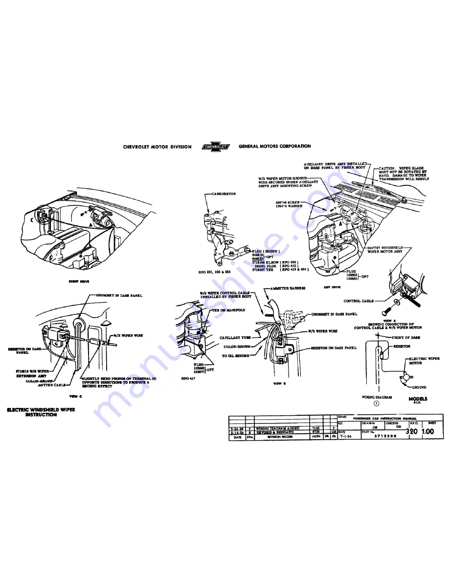 Chevrolet CHEVY-1955 - ASSEMBLY Assembly Manual Download Page 225