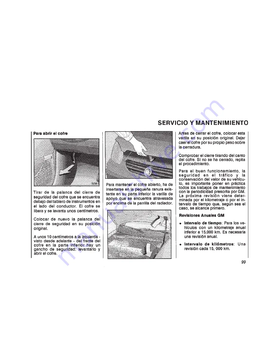 Chevrolet CHEVY-2001 Скачать руководство пользователя страница 99