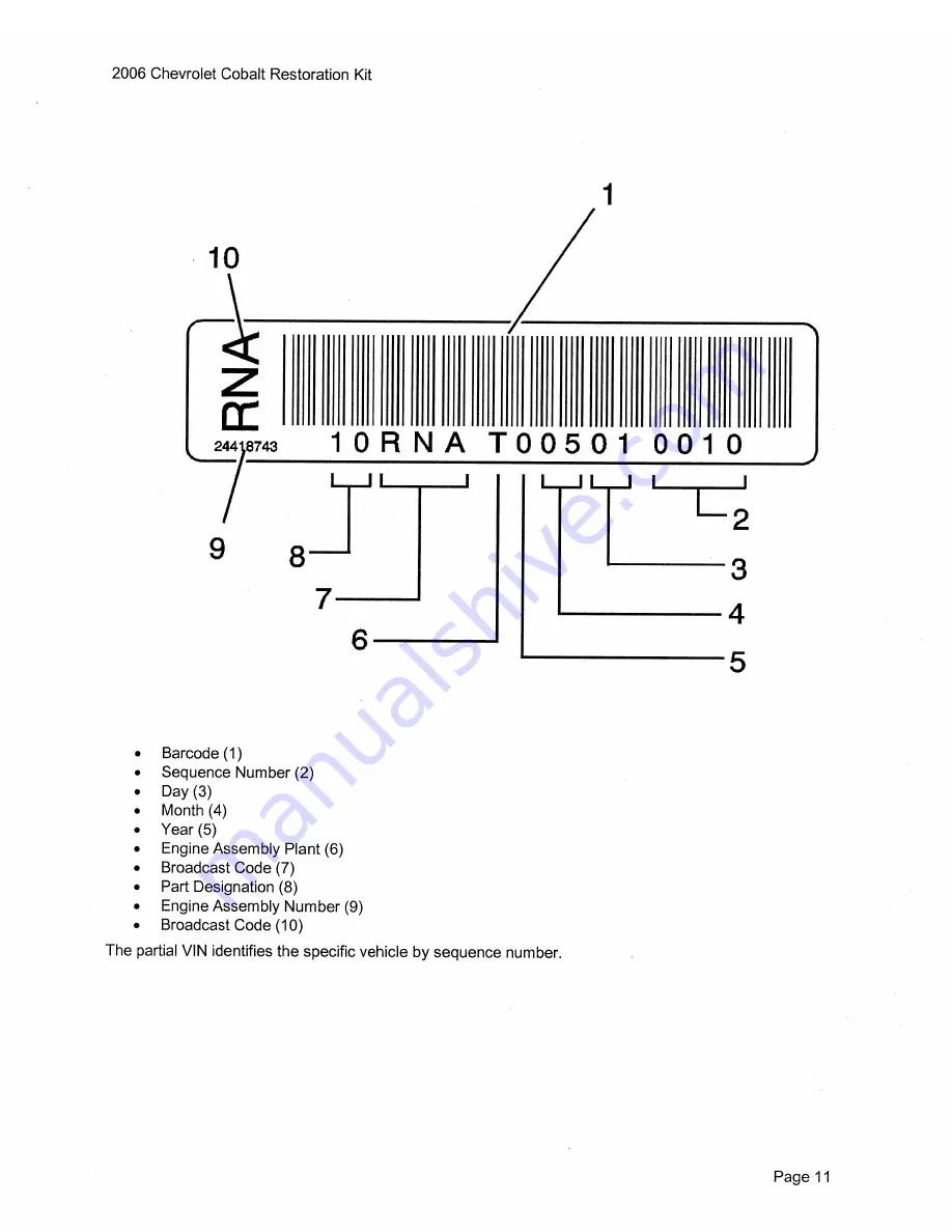 Chevrolet Cobalt 2006 Series Owner'S Manual Download Page 21