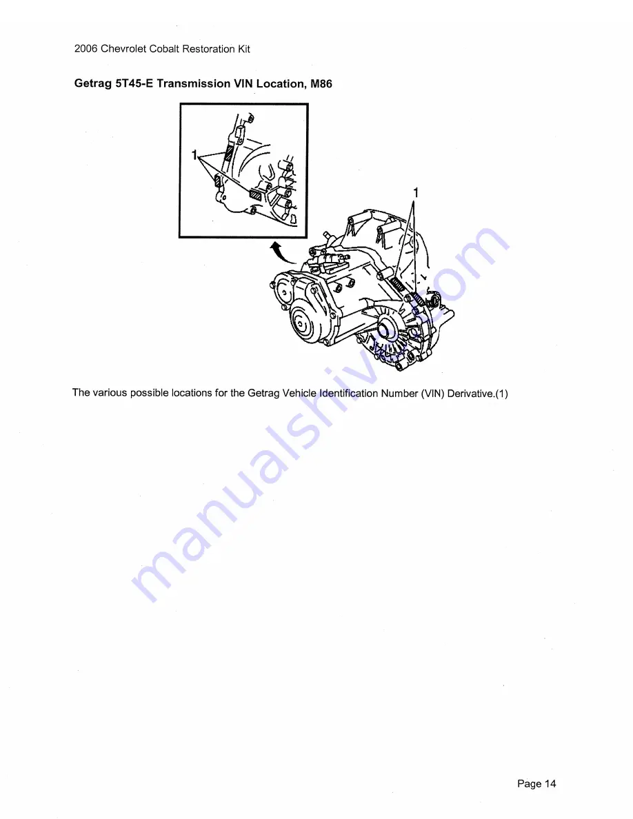 Chevrolet Cobalt 2006 Series Owner'S Manual Download Page 24