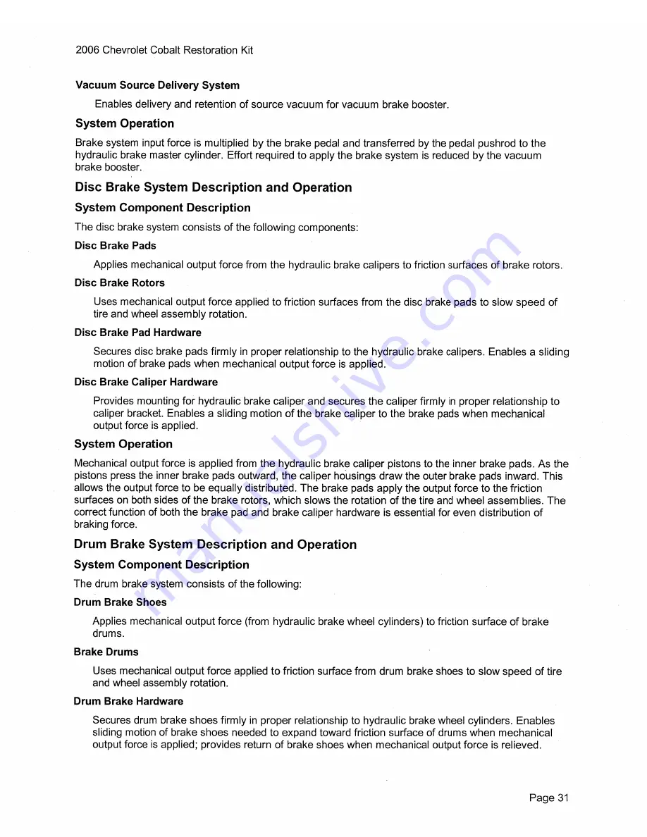 Chevrolet Cobalt 2006 Series Owner'S Manual Download Page 41