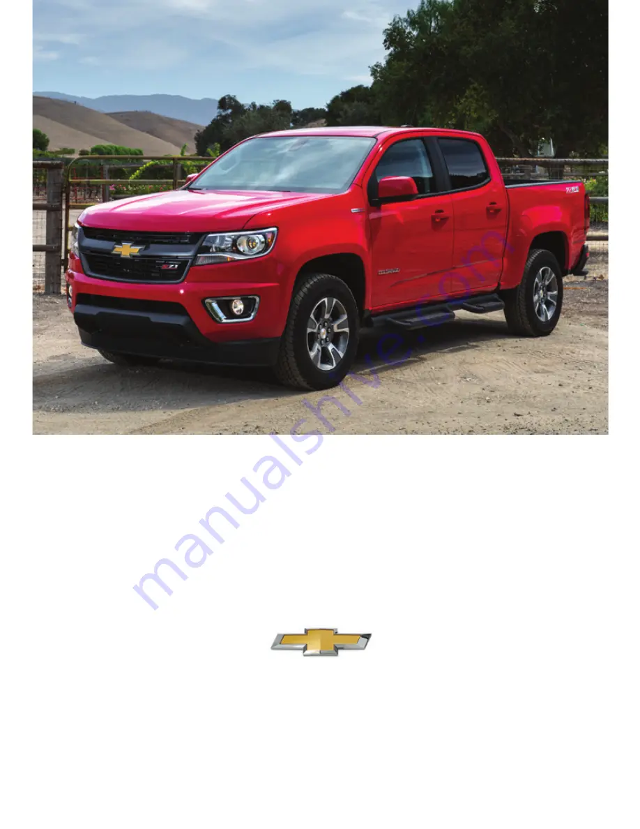 Chevrolet Colorado 2017 Скачать руководство пользователя страница 1