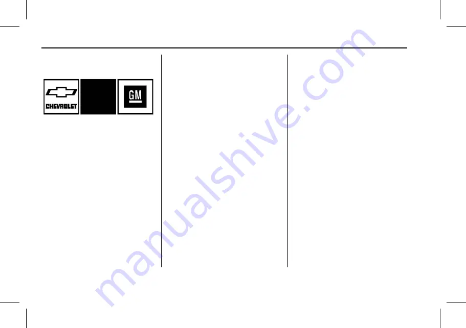 Chevrolet Cruze 2016 Manual Download Page 3