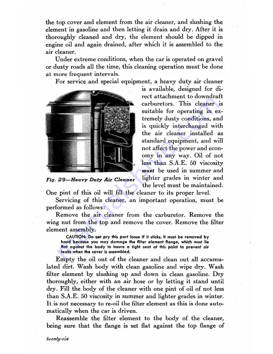 Chevrolet Fleetmaster Series 1947 Owner'S Manual Download Page 28