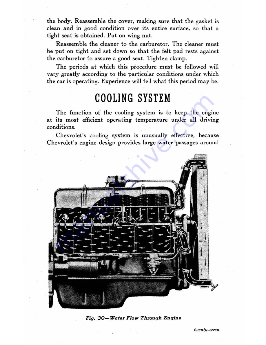 Chevrolet Fleetmaster Series 1947 Owner'S Manual Download Page 29