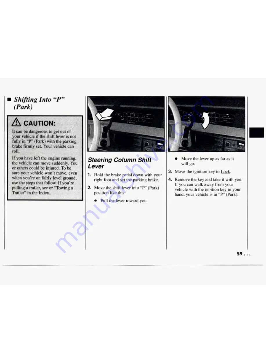 Chevrolet LUMINA 1994 Owner'S Manual Download Page 61