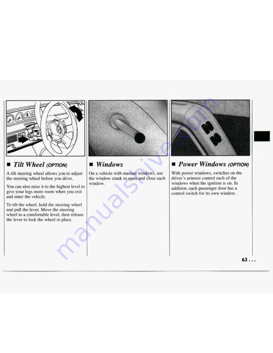 Chevrolet LUMINA 1994 Owner'S Manual Download Page 65