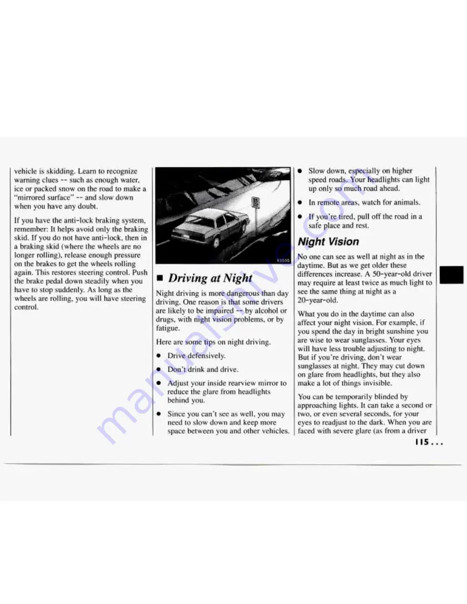 Chevrolet LUMINA 1994 Owner'S Manual Download Page 117