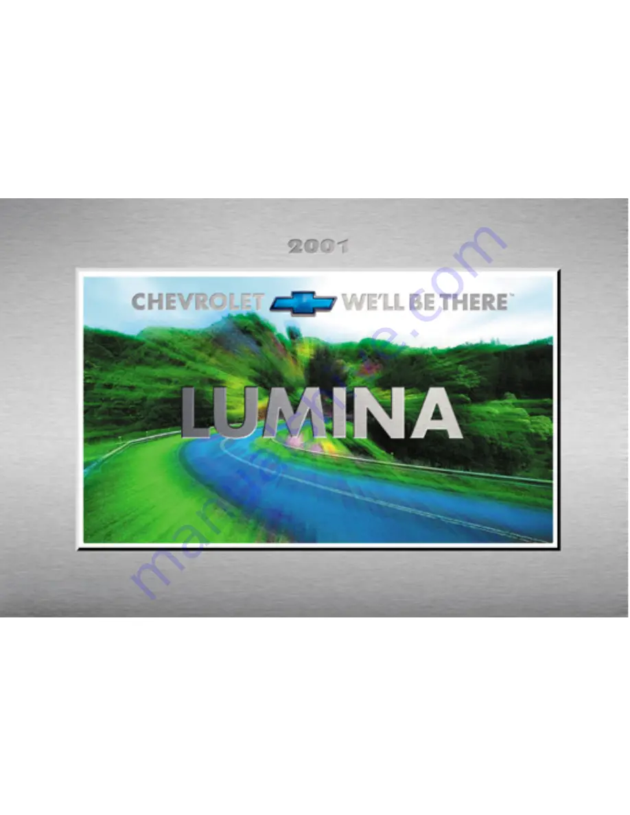 Chevrolet LUMINA 2001 Owner'S Manual Download Page 1