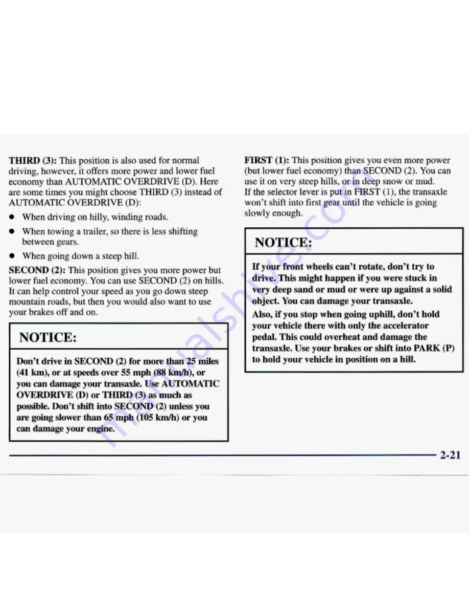 Chevrolet MALIBU 1998 Manual Download Page 86