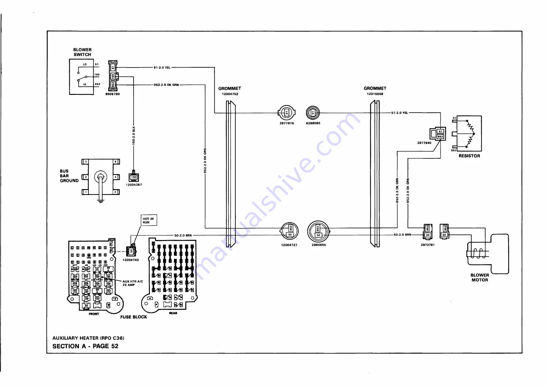 Chevrolet P 1989 Wiring Diagrams Download Page 60