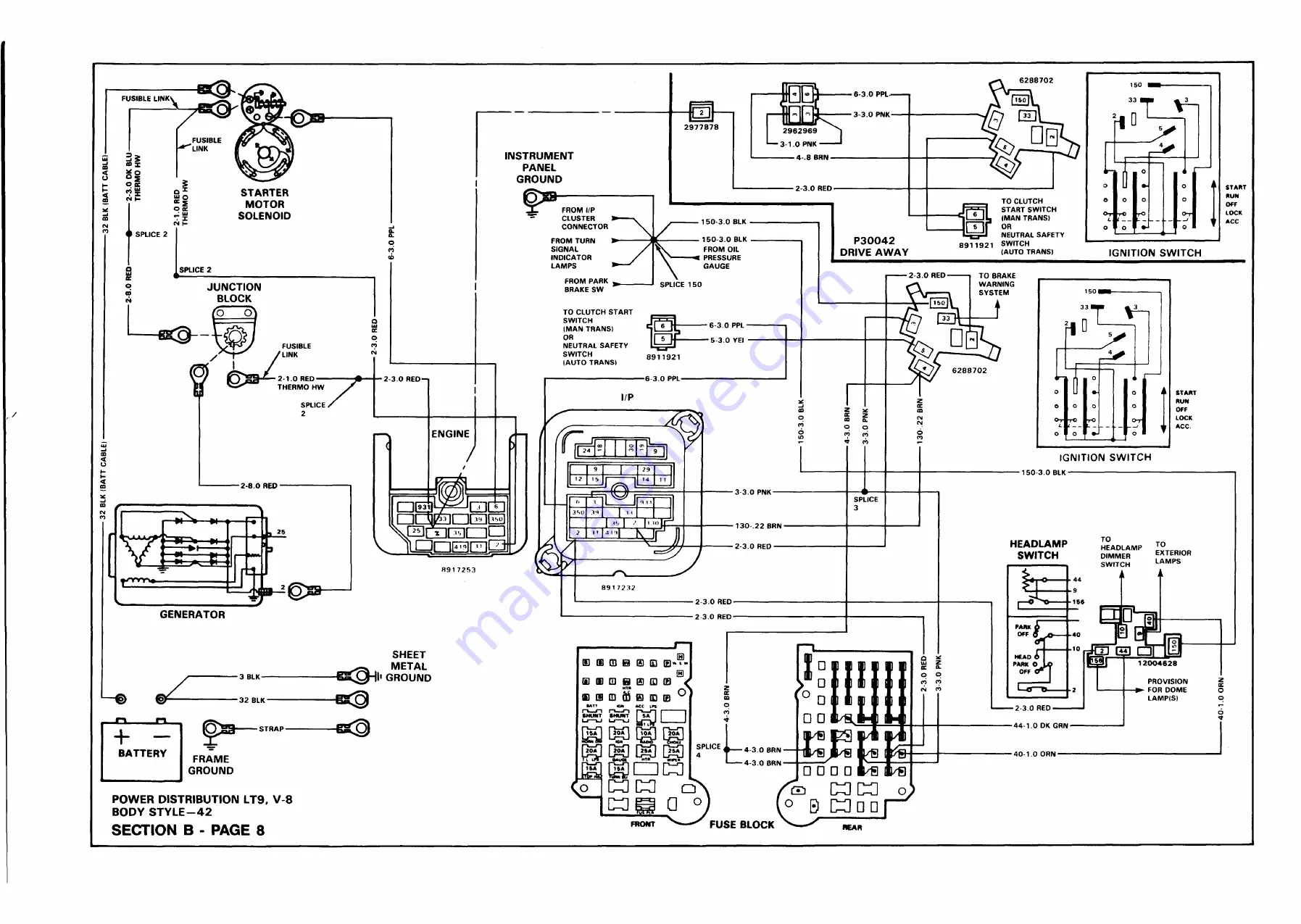 Chevrolet P 1989 Wiring Diagrams Download Page 101