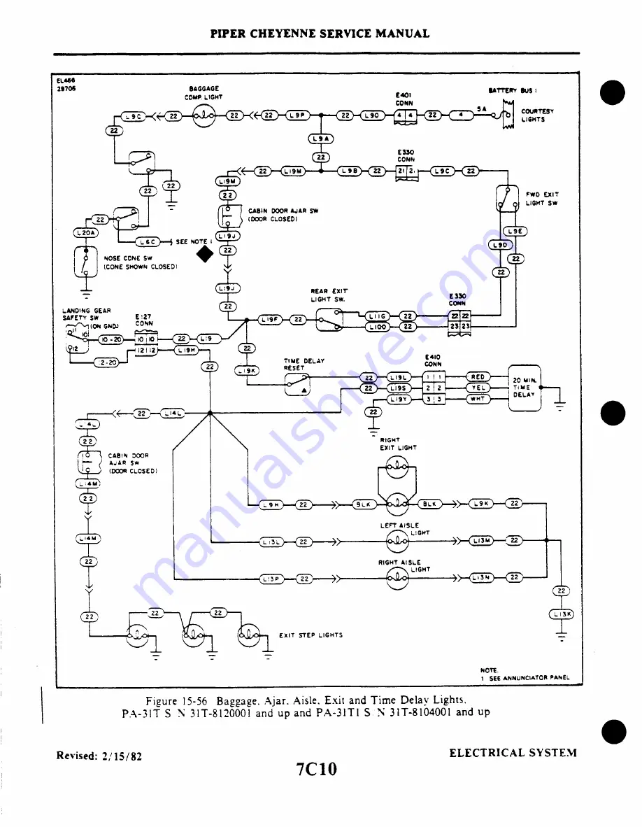 Cheyenne PA-31T CHEYENNE Service Manual Download Page 1273