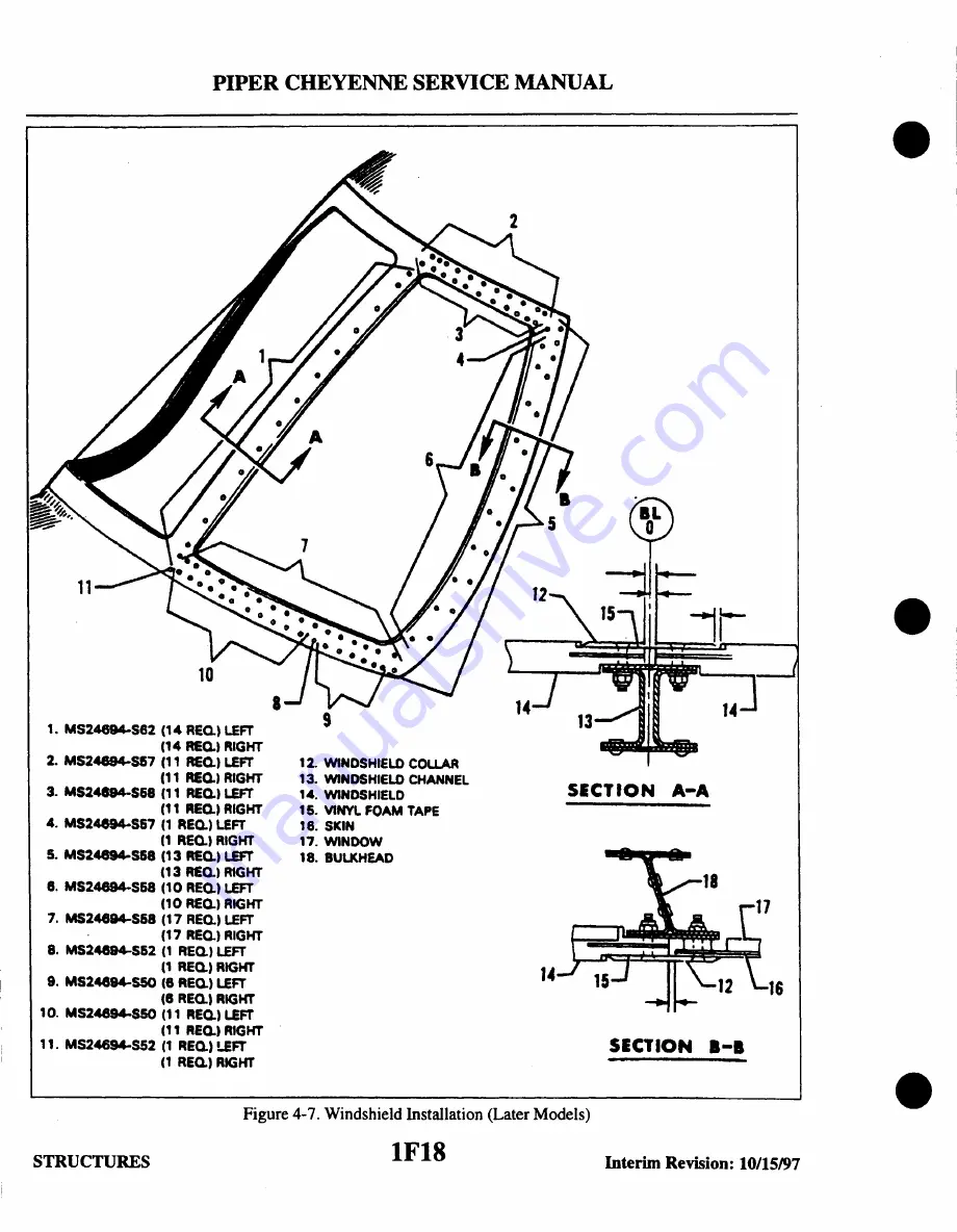 Cheyenne PA-31T CHEYENNE Service Manual Download Page 138