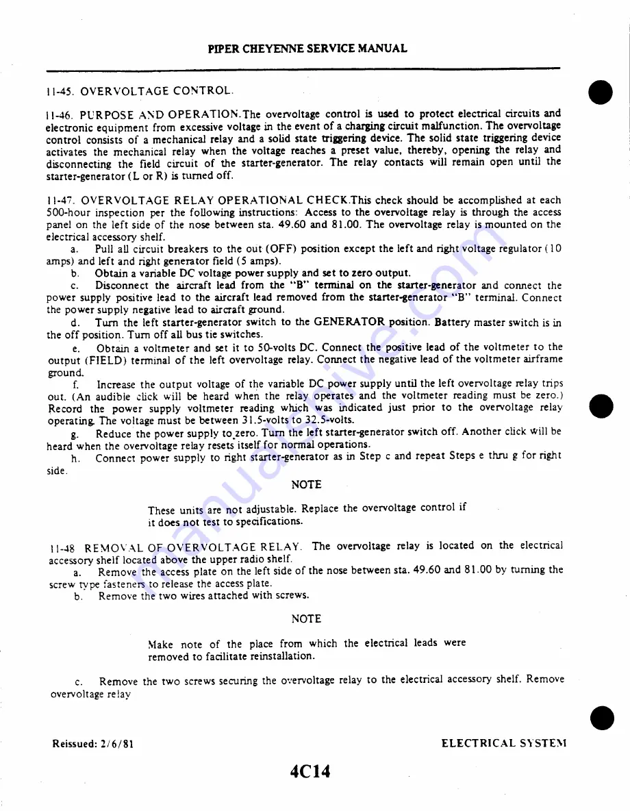 Cheyenne PA-31T CHEYENNE Service Manual Download Page 790