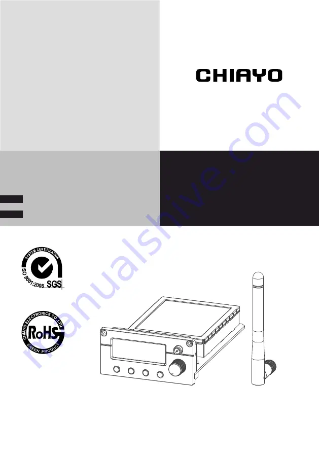 Chiayo DWR-2410M Operation Manual Download Page 1