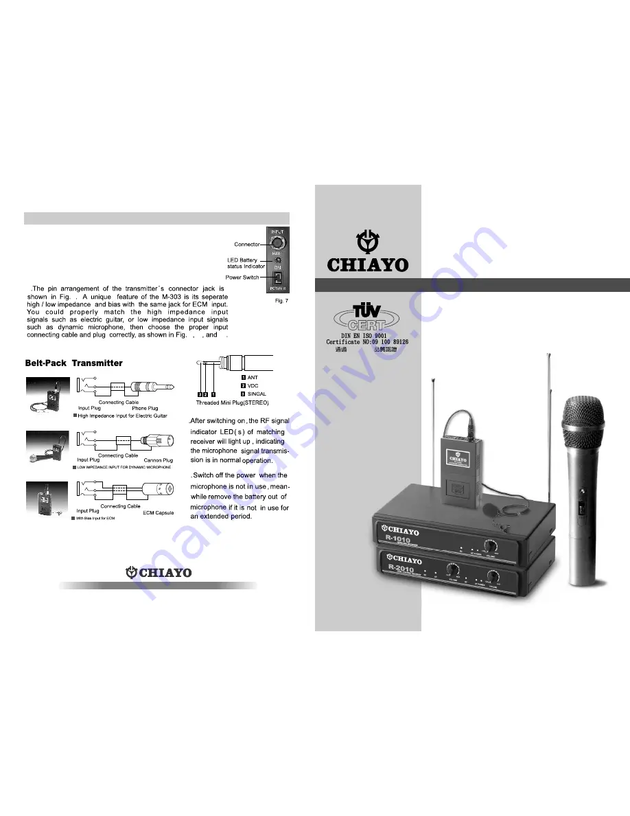 Chiayo R-1010 Operating Manual Download Page 1